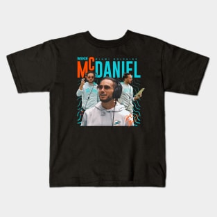 Mike McDaniel Miami Dolphins Kids T-Shirt